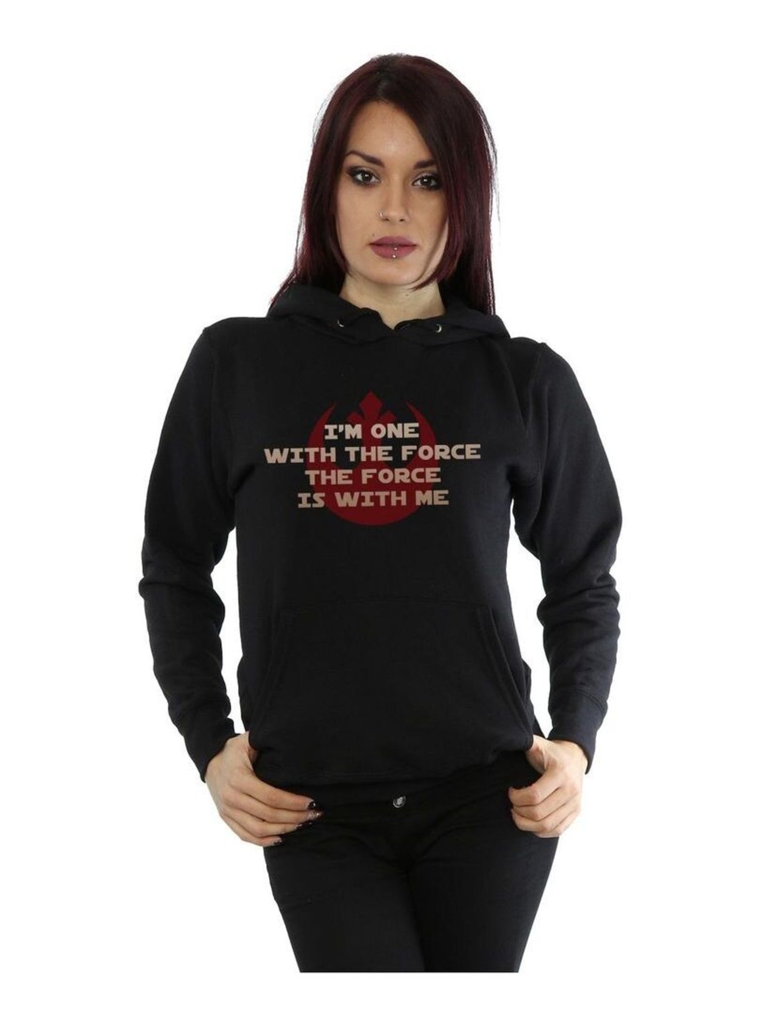 Star Wars - Sweat à capuche ROGUE ONE I'M ONE WITH THE FORCE - Kiabi